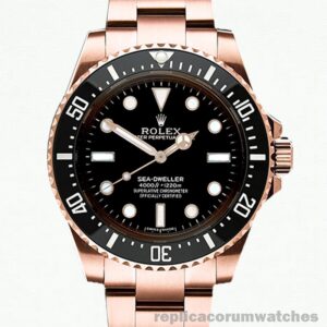 Fake Rolex Sea-Dweller Men's 116600 40mm Oyster Bracelet Black Dial